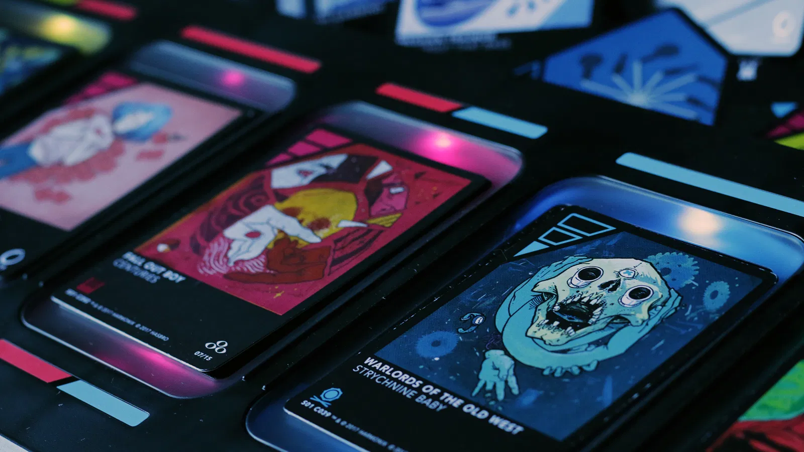 Close-up of DropMix card