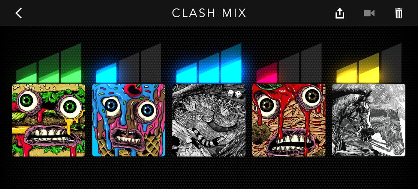 Clash Mix mode interface