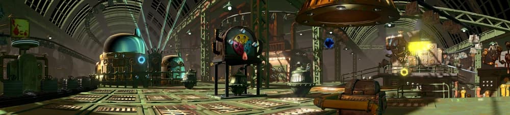 Fantasia steampunk workshop interior