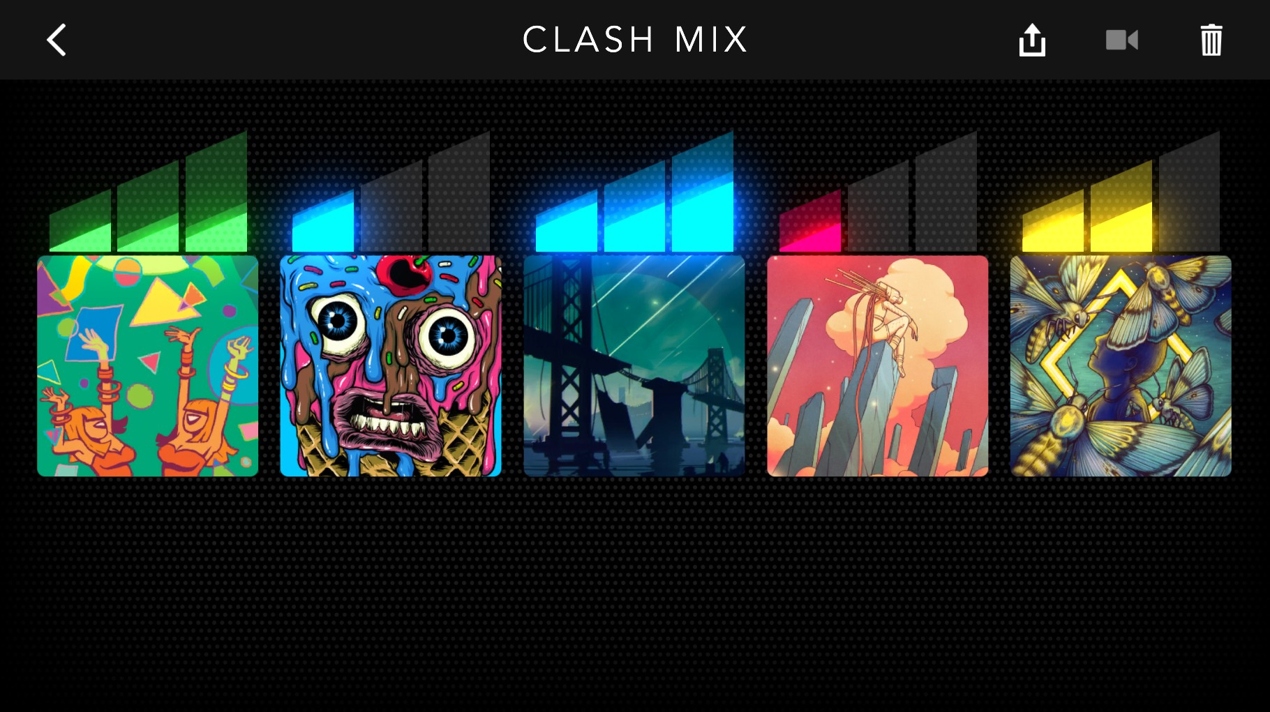 Freestyle mode, UI design by Brian Ralphs