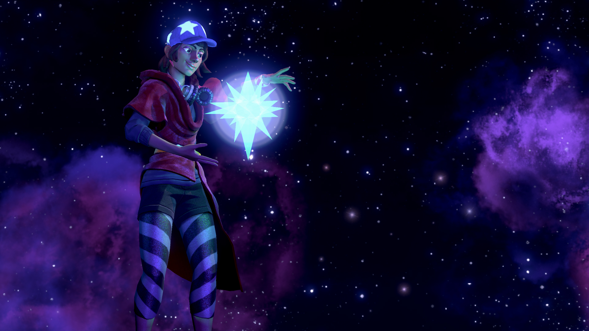 Player character with a star
