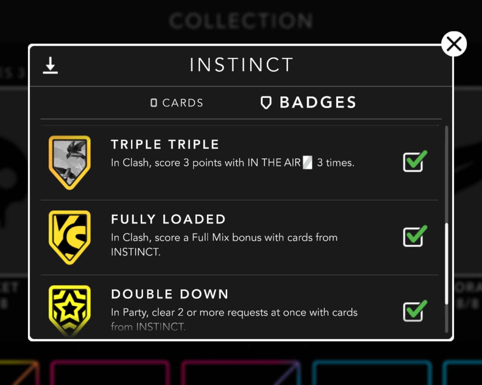 Badges, UI design by Brian Ralphs