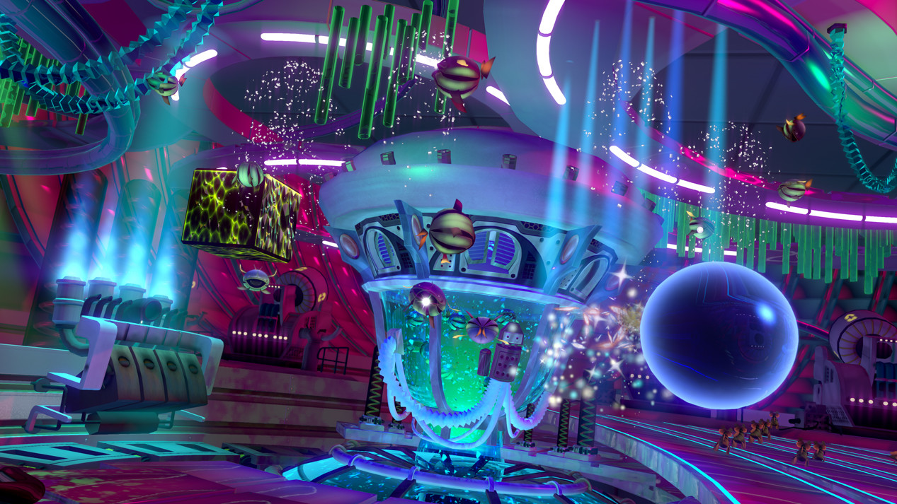 Lab, neon lighting
