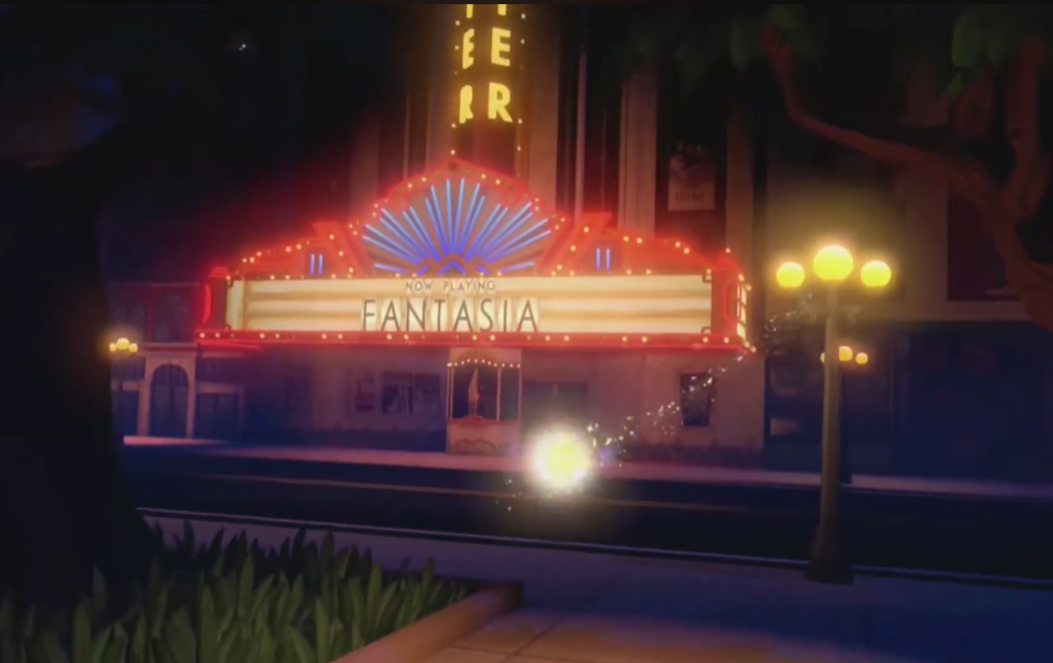 The Neighborhood, theater marquee